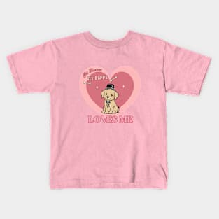 Puppy Love Valentines Kids T-Shirt